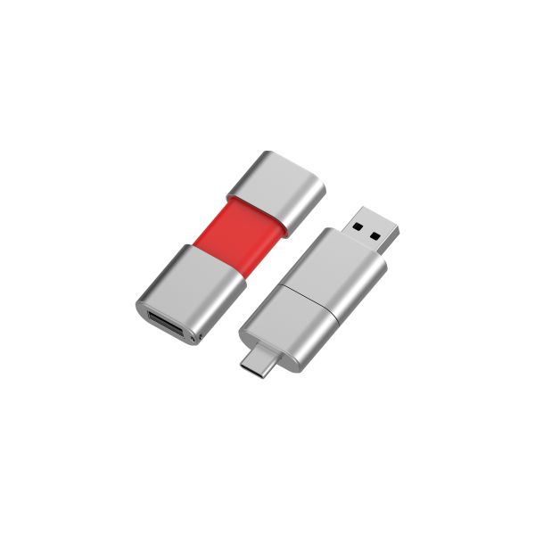 Fast Speed Type C With Usb 3.0 And USB 2.0 Flash Drive Slide Shape Match CE,FCC,ROHS