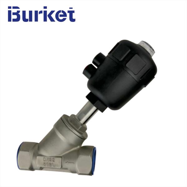 Plastic Pneumatic Actuator Stainless Steel Angle Seat Valve Clamp/Thread/Flange/Screw type