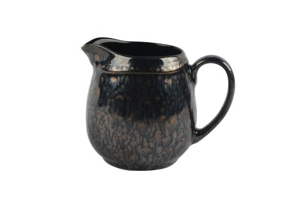 Metallic Glazed Ceramic Milk Pot 300ml For Coffee Shops Or Home Use