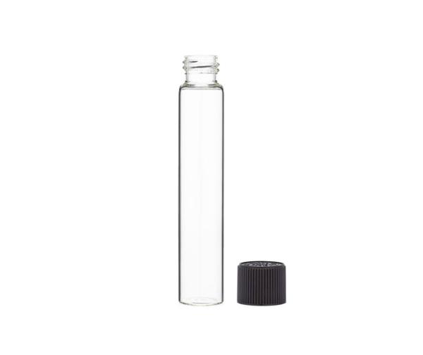 Child Proof Borosil Test Tube Heat Resistant Clear Smooth Black Glass Tube Pack