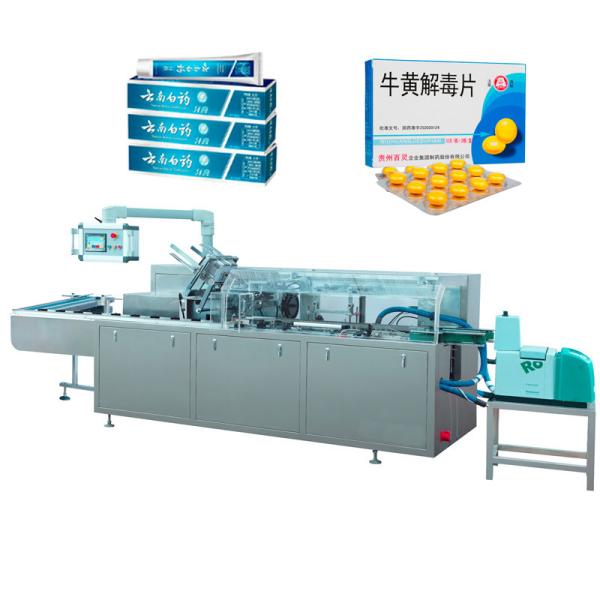 Vertical Automatic Box Cartoning Sealing Machine Erecting Cigarette