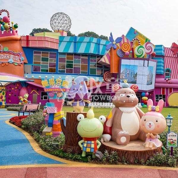 Professional Attractive outdoor playground design themed park equipment supplier from China