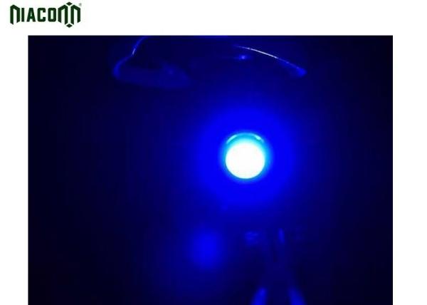 Blue / White Light USB Bike Tail Light With Rechargeable 650mah Battery