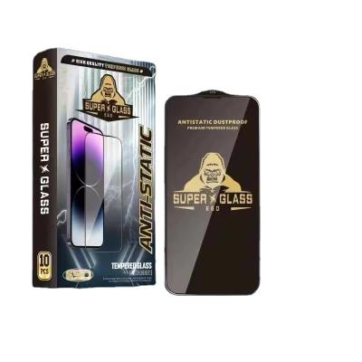 Screen Printing UV Screen Protector Black Gold UV Tempered Glass