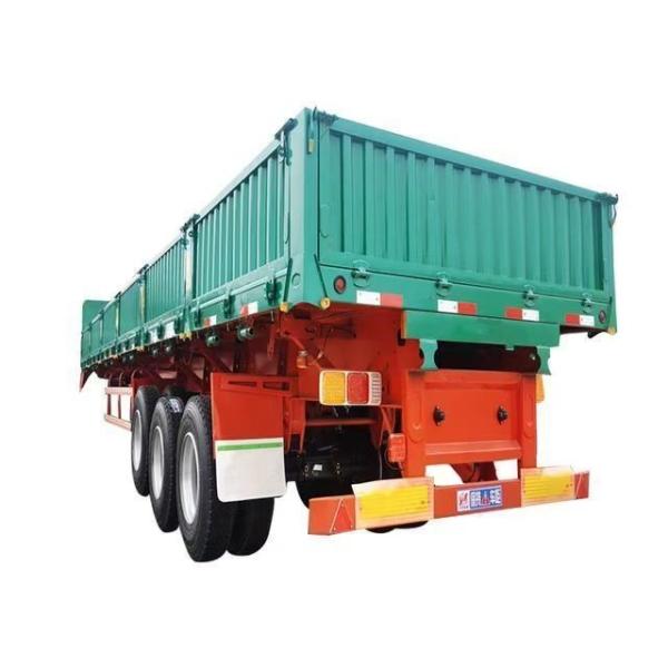 40 Tons Semi Truck Trailer Fence Transport Cargo Animal Side Semi Trailer Customized