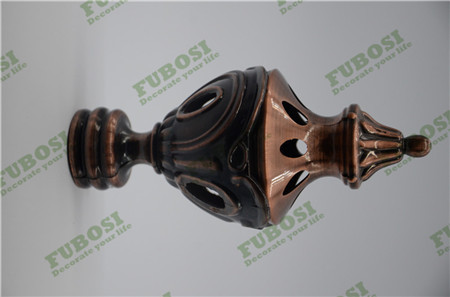 Home Decor Design Adjustable Iron Curtain Rods and Finials