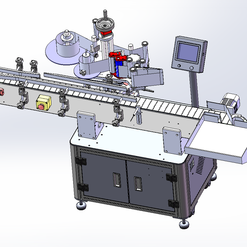 Automatic Print And Apply Labeling Machine Online Printing Label Applicator For Packaging Lines