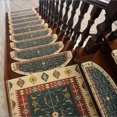 Matas de escada não escorregadiças de uso doméstico de estilo especial irregular 24*65cm