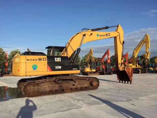 C7ACERT Engine 4.5km/h 29T 329D Used CAT Excavator