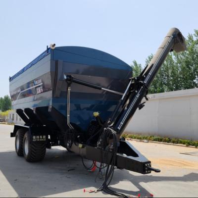 Folding Arm Double Axle Grain Cart Agricultural Machinery For Handling Bulk Crops