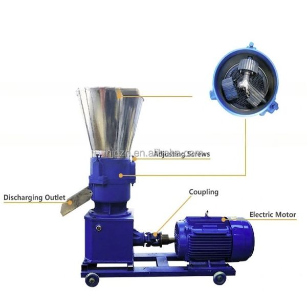 Rabbit Chicken Pig Fish Feed Pellet Machine Poultry Machine Animal Food Pellet Feed Machine Poultry Making