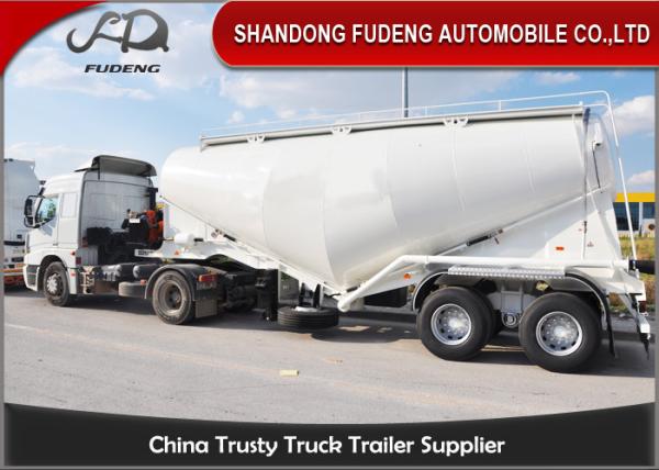 Double Axles Cement Tank Trailer With Mechanical Suspension, 30CBM Cement Trailer