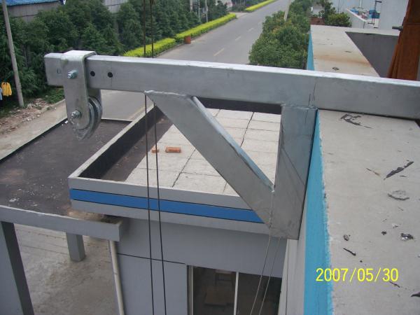 Safety Lock Suspended Working Platform Hanging Device for the Chimney Wall Painting ISO