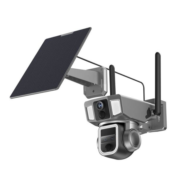 Solar Camera 4MP Wireless Outdoor Security Camera with Night Vision and NIVIEW App Control