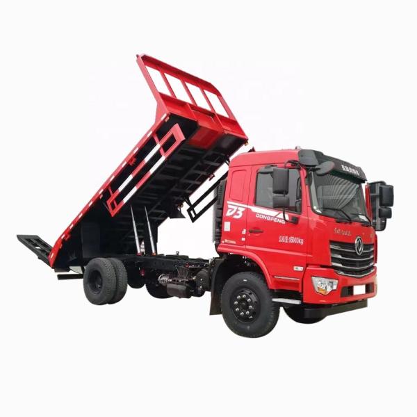 DONGFENG D3S Flatbed Dump Truck Flat Bed Truck Transport With Eighth Speed Gearbox