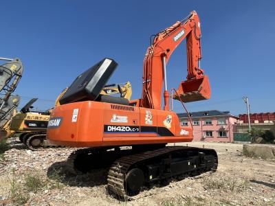 DH420LC-7 Excavadora Usada Doosan Excavadora de 42 toneladas Crawler com balde de 1,8m3
