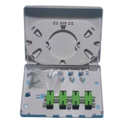 FTTH FTTB FTTX Network 86mm Mini Invisible Indoor Terminal Wall Face Plate Outlet Box