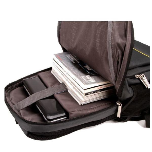 Men Polyester Bag Waterproof Laptop Backpack With Excellent Craftsmanship