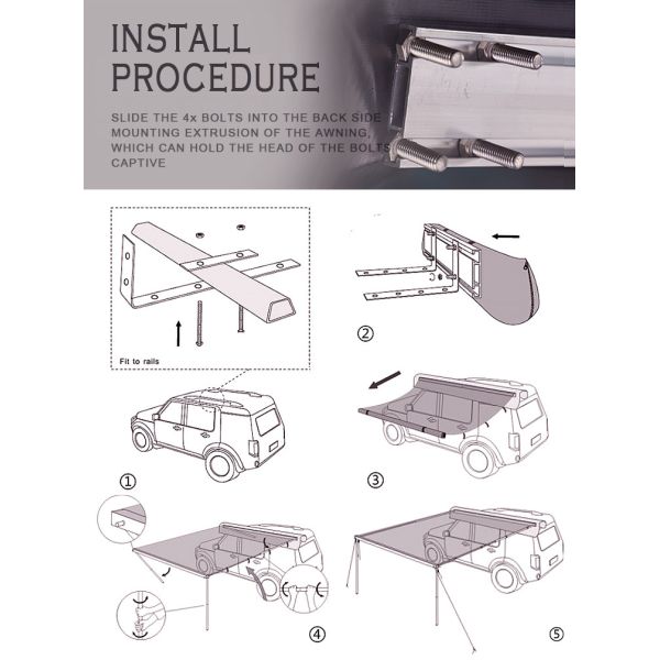 Шатер крыши автомобиля УЛЬТРАФИОЛЕТОВОГО доказательства водоустойчивый шатер тента стороны автомобиля 4 сезонов стильный