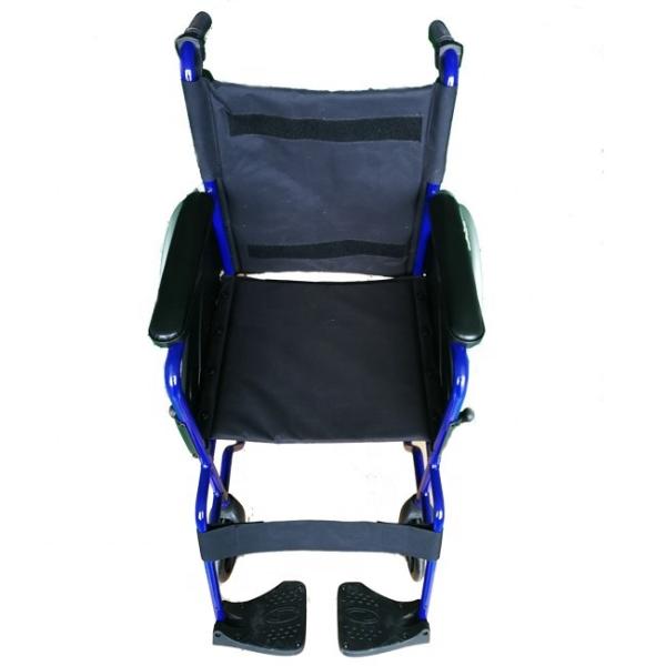 W2020 lightweight aluminum manual wheelchair with hand  and push to lock brake