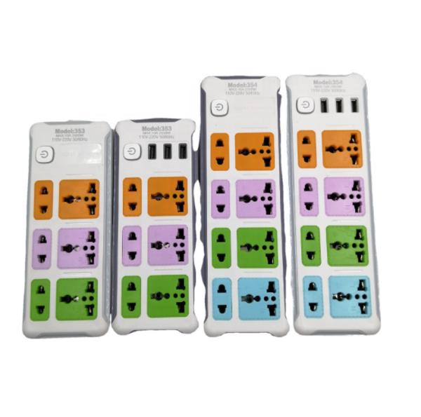 3 Gang /4 Gang with USB 10A Extension Socket With 2M wire