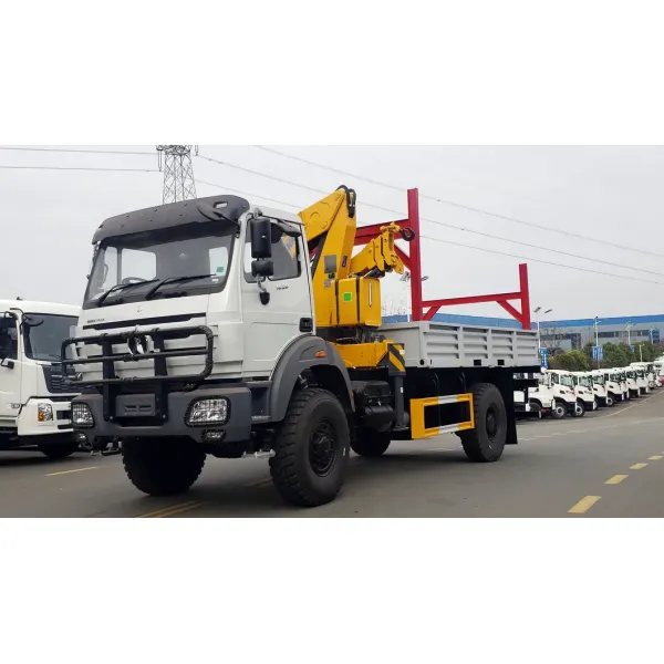 Dongfeng 8-12t Heavy Duty Truck Mounted Crane With Straight Arm