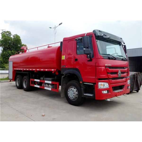 HOWO 6X4 371HP 20 Tons 20ton Fire Quenching Truck 20000L Fire Water Sprinkler Tanker Truck