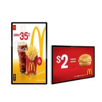 узкая стена 450cd/M2 установила Signage цифров 18,5 дюйма для рекламы