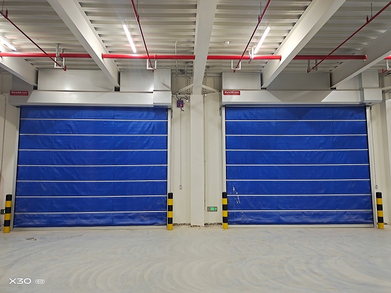 Smoke Control Fire Rated Shutter Door Steel Build Roll Up Fire Doors Space Saving