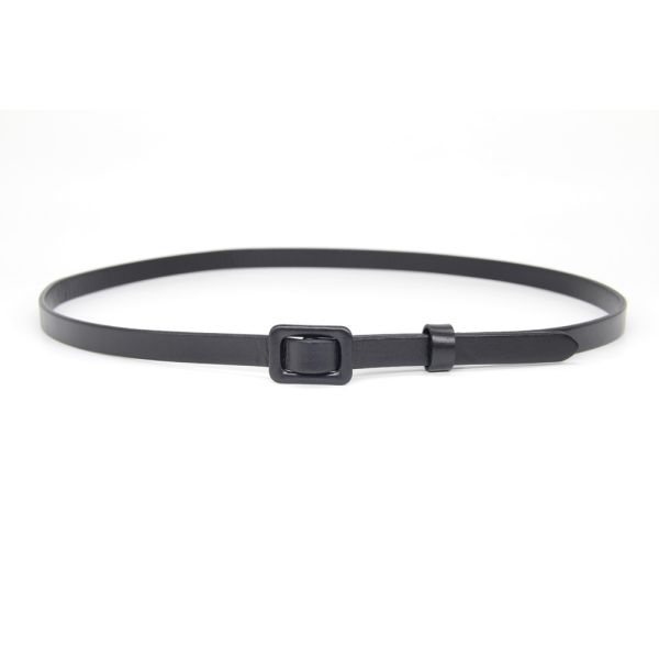 1.3cm Women's Fashion Leather Belts Calf Aspect Pin Buckle