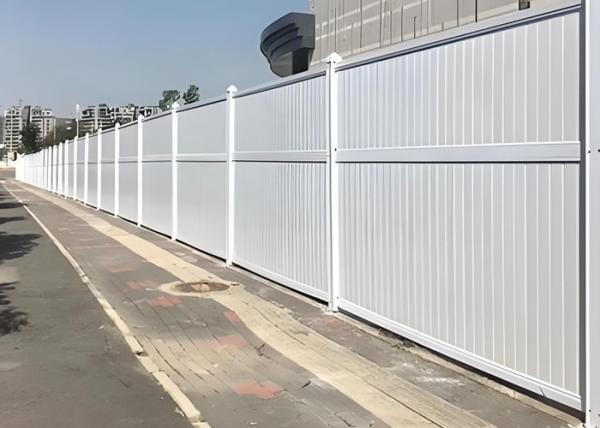 PVC Privacy Fence White Vinyl Fencing House Fence Outdoor Plastic Garden Fence