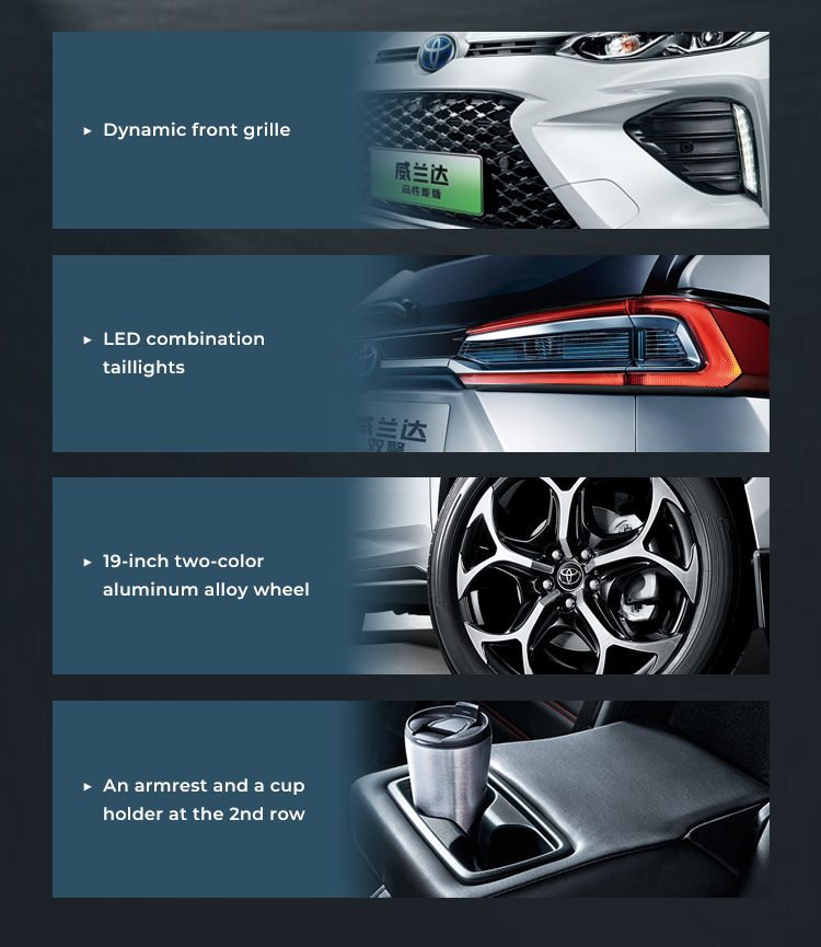 Electronic Parking System Toyota Wildlander SUV Japanese Petrol Car Wheelbase 2700mm