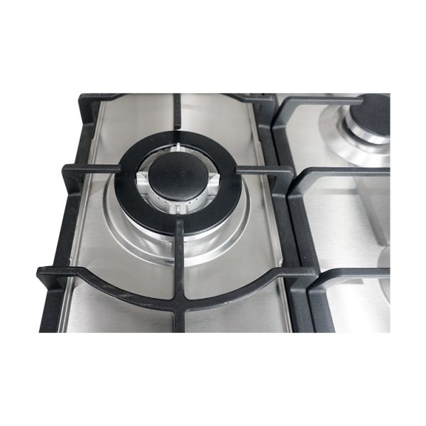 5 Burner Stainless Steel Built In Stove Supplier Liquefied Natural Gas Battery Electric Power For Household ECO-S5761