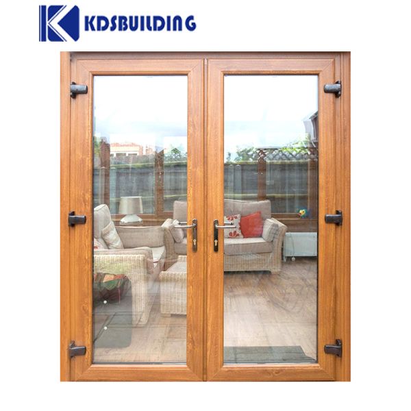 Precio barato Balcón de alta velocidad Fabricación exterior Puerta de PVC sólida para casas