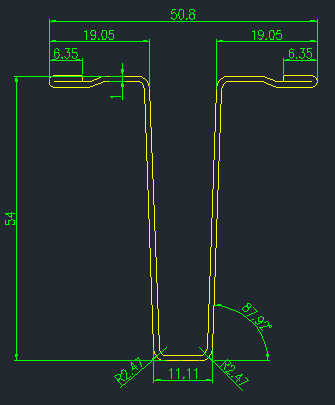 0.5-1.2 мм оцинкованная стальная гаражная дверь подшипник канала ролл формирования машины