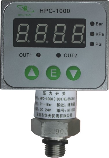 Two Relays Digital Pressure Controller with LED display  HPC-1000
