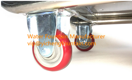 Swimming Pool Kits Fully SS Material Two Wheels Trolley For Carrying Sand Filter