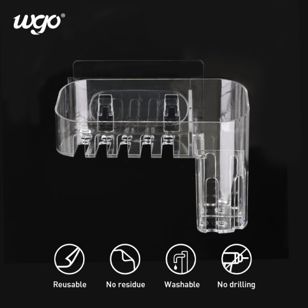 Прозрачные ванные комплекты бумажные рулоны держатель самоклеящийся туалетный стенд 140*83*25 мм