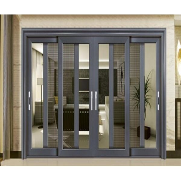 Double Tempered Glass 3.0mm Aluminum Sliding Patio Doors