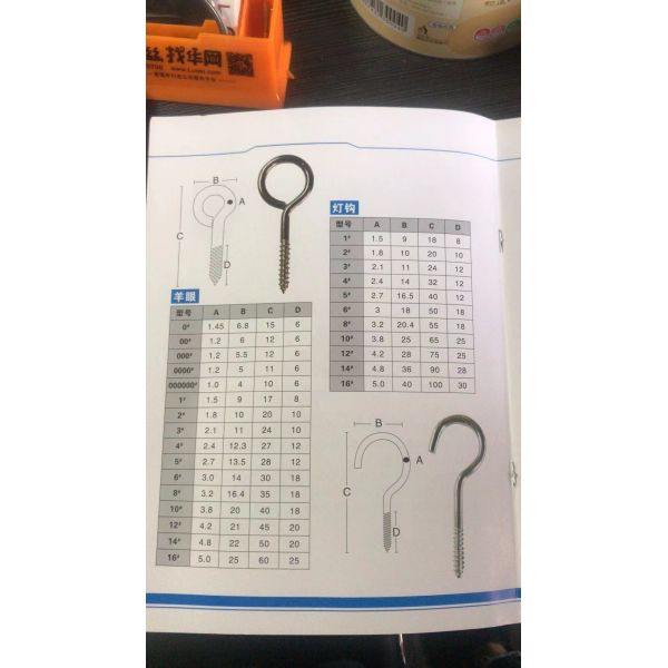 White Stainless Steel Welded Kit M1.6 M2 M2.5 M3 M4 M5 M6 M8 M10 M12 M14 M16 M20 with Knuckle Collar and Tapping Bolts
