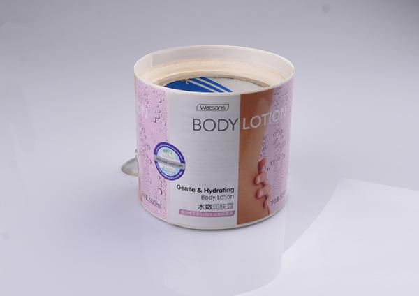 Print gloss adhesive vinyl cosmetic label stickers for Body Lotion packaging