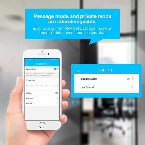Cerradura de puerta inteligente de la huella dactilar de la entrada de WIFI para la puerta de aluminio