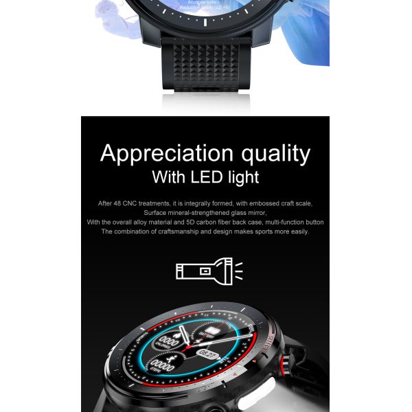 L15 резвится дозор фитнеса отслежывателя IP68 фитнеса водоустойчивый с монитором кислорода