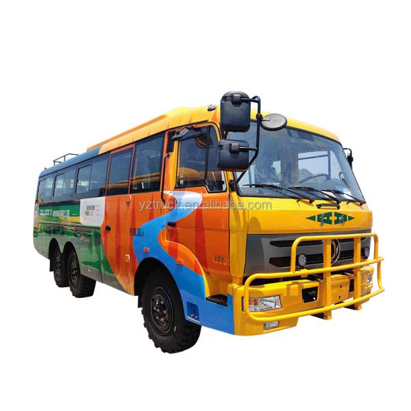 6x6 ônibus turístico com tração integral 24-31 lugares Ideal para viagens de aventura e todo o terreno