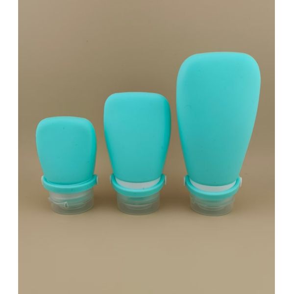 Contenedor de recarga de cianuro Botellas de silicona K1400 para el cuidado de la piel