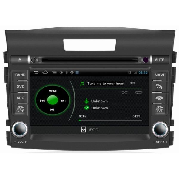 Ouchuangbo Car DVD GPS Navi Android 4.0 Honda CRV 2012 3G Wifi Radio BT S150 Platform OCB-111C