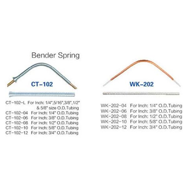 Zinc Plated HVAC Service Tools Refrigerant Tubing Bender 1/4