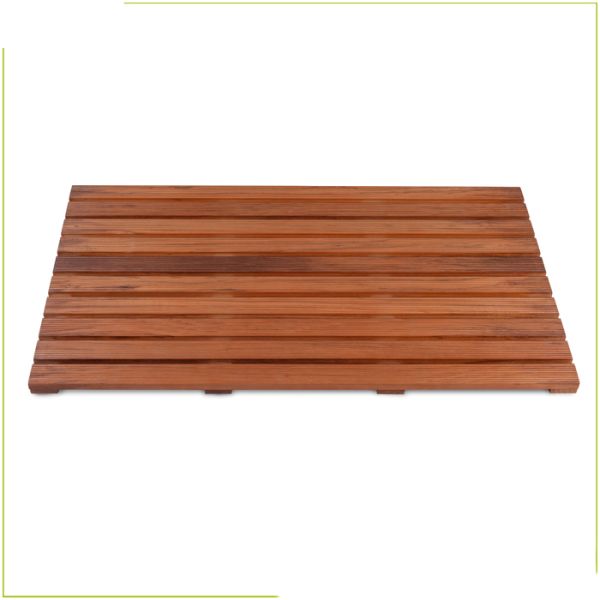 Циновка ванны ретро 80*48.5*3cm кухни Teak гостиницы деревянная