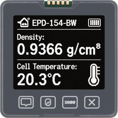 Ultra-compact 1.54-inch/1.5-inch electronic paper screen 152x152 high resolution, zero-power static display, ultimate power saving
