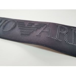 Эластичная резиновая лента напечатанная точкой логотипа зубной щетки черноты Eco дружелюбное